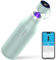 vsitoo Selbstreinigende intelligente Wasserflasche, vakuumisolierte Edelstahl-Wasserflasche mit Griff, doppelwandig, hält Getränke heiß oder kalt, auslaufsicher, Standard-Metallkantine für