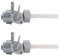 2 piezas de interruptor de grifo de combustible, válvula de interruptor de combustible para tanque de aceite, grifo de combustible para generador de gasolina (M16 x 1,5 mm)