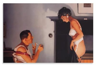 Rough Trade by jack_vettriano Wandkunstdrucke, Poster, Kunstdruck, Wandgemälde, Leinwandposter, moderne Schlafzimmerdekoration, 60 x 90 cm