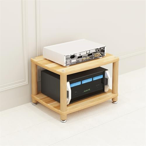 mobile stereo hi fi rack hifi Rack Per Amplificatore, Lungo 60 Cm, Per Componenti Stereo Di Intrattenimento/giradischi/ricevitore/apparecchiature Elettroniche, Centro Di Intrattenimento Angolare(Wood,