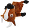 TOYANDONA Kinder- Handpuppe Ochse Cartoon-handpuppe Rollenspiel Puppen Spielzeug Farm Friend Handpuppen Puppen Lernspielzeug Handpuppen Von Nutztieren Handpuppe Kuh Zoo-tierpuppen Brown Plüsch