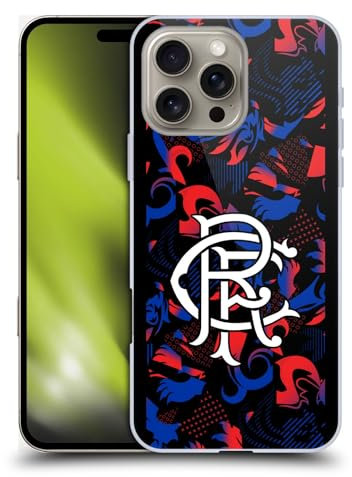 Head Case Designs Officially Licensed Rangers FC Third 2024/25 Kit Hard Back Case Compatible With Apple iPhone 16 Pro Max