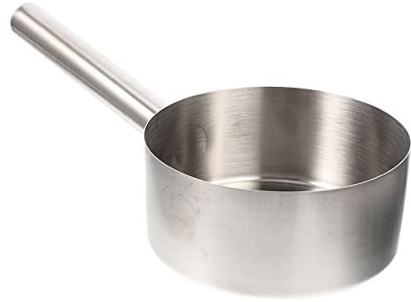 BESTOYARD Edelstahl Wasserkelle Mit Kurzem Griff Für Küche Haushalt Und Gastronomie Langlebig Rostfrei Leicht Zu Reinigen Vielseitige Wasser Und Suppenkelle