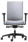 Dauphin Adjust Evo Cozy Colours | ergonomischer Bürostuhl mit höhenverstellbarer Rückenlehne (7cm) | Schreibtischstuhl mit höhen und breitenverstellbaren Armlehnen für Büro & Homeoffice (grau)