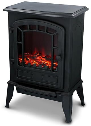 Estufa Chimenea LED 2000W, eficiente, diseño Moderno y Funcional, Ideal para Calentar Espacios y Decorar ambientes.