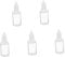 TOVINANNA 5pcs Lace Wig Glue Remover Hair Extension Tape in Remover Spray 30ml Gentle Use