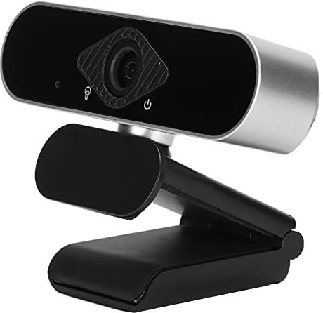 Yctze Webcam USB 2.0 Full HD 080P con Telefono Fonoassorbente per Uso Desktop e Laptop (WB4)