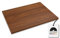 Hausfux Tischplatte nach Maß - 2,5 cm Starke Spanplatte mit ABS-Kante - individueller Zuschnitt - Made in Germany (Madison Walnuss, 140 x 60 cm)