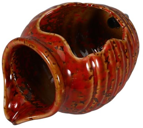 Gatuida Circolazione dell'Acqua Vaso di Terracotta Caratteristica dell'Acqua Refrigeratore d'Aria Filtro di Fondo per Acquario Fontana Decorazione Paesaggio Cascata Barattolo