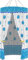 Tente de douche de camping – Paroi de douche extérieure portable avec vestiaire – Cabine de douche ronde pour le camping et l'intimité – Idéal pour le jardin et l'extérieur