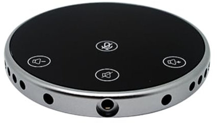 Orolotay Conference Speaker Microphone USB Mic Desktop Omnidirectional Voice Pickup Touch Keys With 3.5mm Audio Jack For Call PC