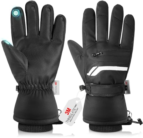 MoKo Guantes Invierno Impermeables 3M Thinsulate, Hombre y Mujer