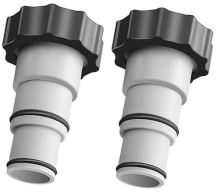 Gadpiparty 2 pièces Adaptateur Pompe Piscine pour Filtre Connexion Flexible Kit Compatible Entretien et Remplacement Accessoires Filtration