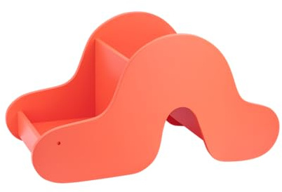 Remember Bücherregal Ameisenbär Edgar, B 67.3 x T 30 x H 32.3 cm, MDF – Kinder Bücherregal im Tierdesign für Kinderzimmer (Raupe Frieda, B 70 x T 30 x H 36,9 cm)