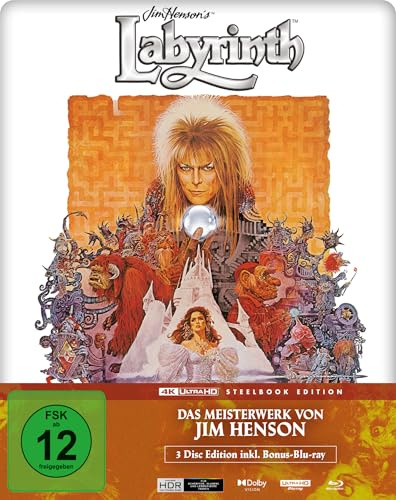Die Reise ins Labyrinth (Steelbook, 4K-UHD+2 Blu-rays)