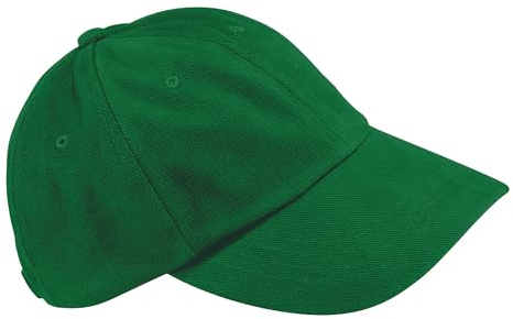 Beechfield B57 Low Profile Heavy Brushed Cotton Cap - Forest Green
