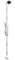 La croisee ds - Cremone pompier a poignee a levier deesse 6887 - Finition.Blanc RAL 9010 -