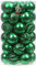 Sea Team 41-Pack Christmas Ball Ornaments with Strings, 60mm/2.36 Medium Size Baubles, Shatterproof Plastic Christmas Bulbs, Hanging Decorations for Xmas Tree, Holiday, Wedding, Party, Green