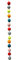 Frida Feeling Fair-Trade Filz-Girlande „Kugeln“ | DEKO-HÄNGER | Dekoration | EDLES NATURPRODUKT | Fairtrade | Pom Pom Girlande | 5 LÄNGE ca. 150 cm (Neon)