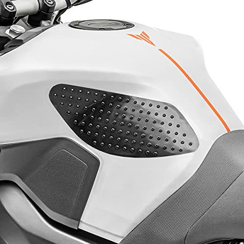 Seiten-Tankpad für Honda CBR 900/1000 RR Fireblade/SP/SP-2, CBR/ 1000 F/ 1100 XX/ 125 R/ 250 R/ 300 R/ 500 R/ 600 F/600 RR/ 650 F/Crossrunner/Crosstourer/Hornet 600 Motea Grip M schwarz