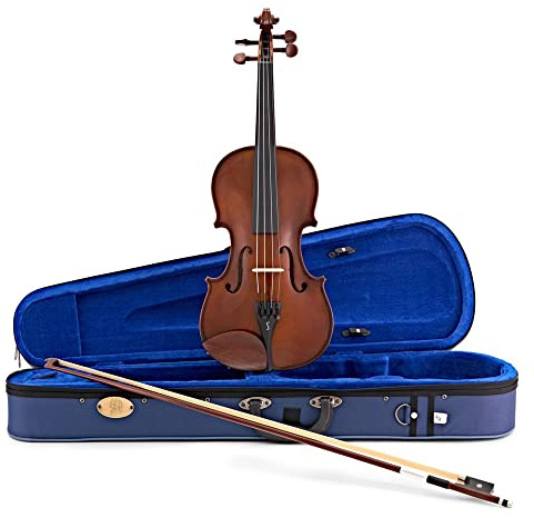 Stentor Student I Violin Outfit 1/4 Size, Violin for Intermediates & Kids 5+ with Wood Bow, Hard Carry Case & Accessories, Entry Level String Instruments, 1400F
