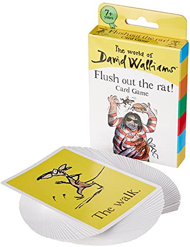 The World of David Walliams 6855 Flush Out The Rat Card Game for 7 years to 18 years