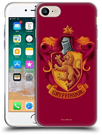 Head Case Designs Officially Licensed Harry Potter Gryffindor Crest Chamber Of Secrets I Soft Gel Case Compatible With Apple iPhone 7/8 / SE 2020 & 2022