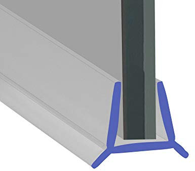 Soft Flexible Curved U Shower Seal | for Shower/Bath Screens or Doors | Clips Over Glass | BIF053 (90cm)
