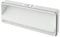 La Ventilazione CVL229B Giunto 220x90 mm, con valola a farfalla per tubi rettangolari in ABS. Colore bianco