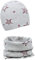 Foruhoo Baby Mädchen Beanie Mütze + Schlauchschal 2er Set, Wintermütze für Jungen Mädchen (Sterne, 53 und 54L)