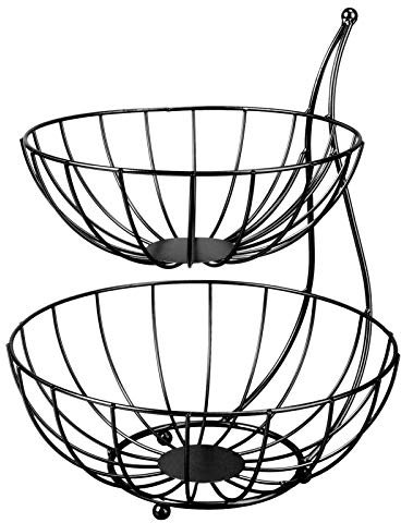 Cabilock 1pc Fruit Basket Storage Basket Iron Fruit Tray Household
