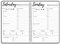 Arbeitsplaner – Tages- & Wochenplaner mit Stundenplänen, To-Do-Liste, Aufgaben, Ausgaben-Tracker, undatierter 7-Tage-Planer Start jederzeit, flexibler PVC-wasserdichter Bezug, 25.4 x 18.5 cm