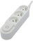 CHACON Bloc Design 3x16A avec Interrupteur et fiche Plate - 1,5m - Blanc