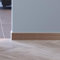 Porte Italiane, Zoccolino Battiscopa Passacavi in HDF, Resistente all'Acqua, Ideale per Pavimenti in Laminato, Ceramica e Resina, Prezzo/Quantità al Metro Lineare, Misura 12x90 mm, Noce Orizzontale