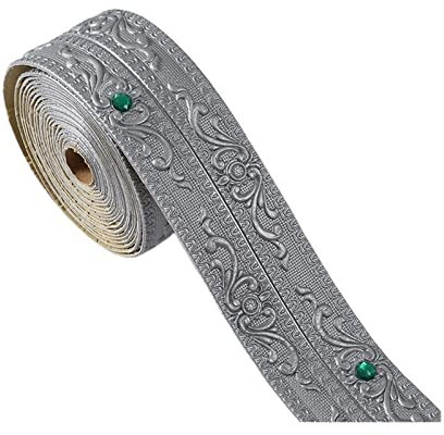 YUEMOL bordüre selbstklebend Selbstklebbares Schlafzimmer Hintergrund Wandrandkante Streifen Schaumstoff Wand Rock Taille, Haushalt selbstklebender Baseboard Ecklinien Aufkleber Aufkleber Küche Badezi