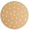 Lot de 100 Papier Sulfurisé pour Air Fryer de 25cm, Perforé Papier Cuisson Air Fryer, Rond, Non Blanchi, Papier Air Fryer pour Four en Micro-ondes, Airfryer Papier Cuisson Brun