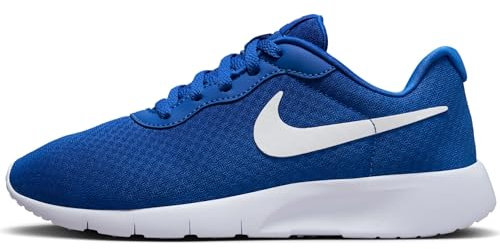 NIKE Tanjun GO (GS) Sneaker, Game ROYAL/White-White, 38 EU
