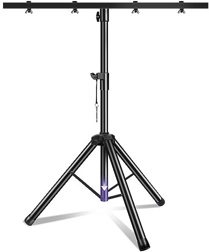 PPH-Sisy DJ Light Stand Heavy Duty Par Can Tripod T-Bar Stage Lights Stand Adjustable 39-70 Inch DJ Lighting Tripod Mount