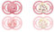 MAM Perfect Day & Night Schnuller im 4er-Set, leuchtend im Dunkeln, zahnfreundlicher Baby Schnuller aus nachhaltigen & bio-erneuerbaren Materialien, mit Schnullerbox, 6-16 Mon, Hase/Blume/Tiger/Vogel