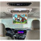 Lecteur DVD pour voiture Moniteur rabattable 12,1 pouces lecteur HD 1080P lecteur DVD de voiture Ultra mince FM HDMI entrée vidéo 2 voies moniteur LCD monté sur le toit de la voiture Multifonctionnel,