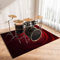 Elektrische Schlagzeug Teppich Schlagzeugteppich Drum Teppich | Professionelles Schallschutz Trommelmatte | Drumteppich | Music Carpet Innen und Außen | Trommelteppich für Studio Wohnung 140 x 90 cm