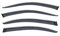 IBNA Fensterblende Windabweiser Visiere Regenschutz Türblende Für B&MW 5er 520i 2003-2022 E60 F10 G30 Windabweiser für Autofenster(E60)