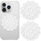 GEEHUA 2PCS Silikon Saugnapf Telefonhalterung, Selbstklebender Telefonunterstützung rutschfeste Spiegel Handyhalter für Videos Selfies Dusche (weiß)