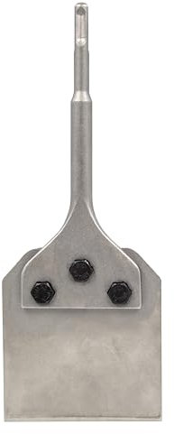 Faithfull SDS Plus Tile & Floor Scraper, 265mm x 100mm, for Scraping & Removing Adhesives, Paint & Soft Plaster from Floors & Walls