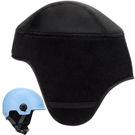 Winter-Helmfutter, Schutzhelm-Kappen | Gehörschutz unter Schutzhelm-Mütze - Abnehmbarer Schutzhelm-Einsatz, Winter-Reitausrüstung, Thermo-Mütze für Reisen und Pendeln