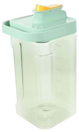 LABRIMP Dispensador De Agua Para Nevera Con Grifo 3,5 l Plástico Pp Verde Claro Antibloqueo Para Hogar y Fiestas