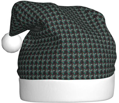 KLJnmbb Cooles Schlagzeug-Set für Erwachsene, Weihnachtsmütze, festliche Kostüme, Besatz, Weihnachtsmannmütze für Weihnachten, Urlaub, Party, Ball
