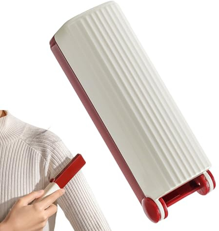 Reusable Lint Roller - Washable Pet Hair Remover | Eco Friendly No Tape Design for Clothes Furniture Car Seats Upholstery Travel Home, Rinse & Reuse Times