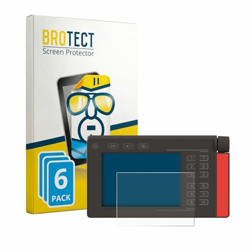 BROTECT 6 Stück Schutzfolie für Müller Elektronik SMART570 Displayschutz Folie Made in Germany, Ultra-Klar