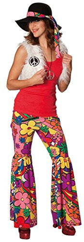 Rubie's Hippie Girl 2tlg. Gr. 34, 36, 38, 40, 42, 44, Größe:42